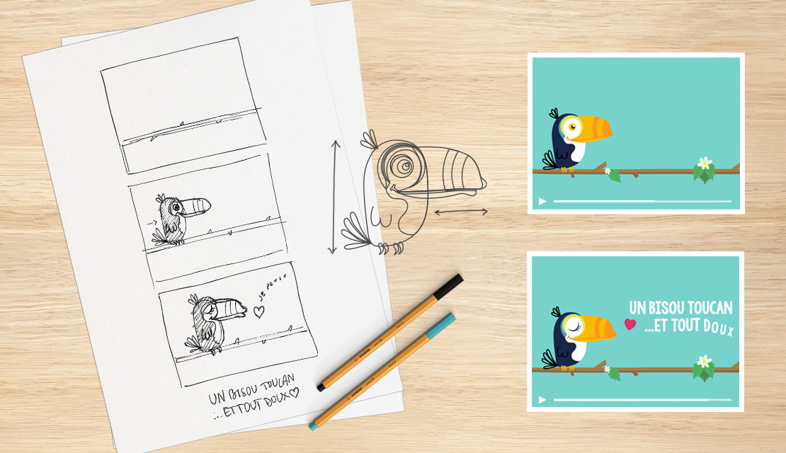 Un bisous tocan et tout doux